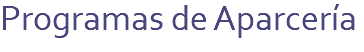 Programas de Aparcería